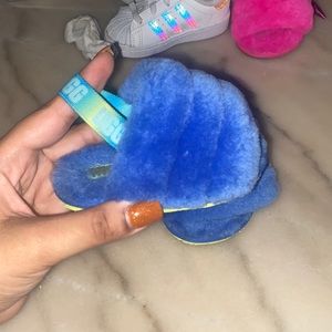 Blue Ugg slippers baby